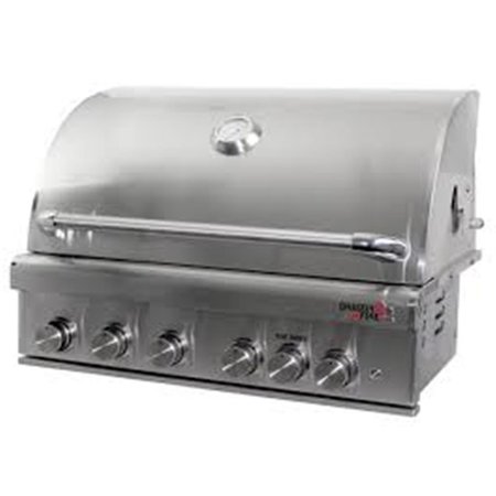 DRAGON FIRE GRILLS 40 in. Portable Stainless Steel Grill Cart DFGDF40SSCB